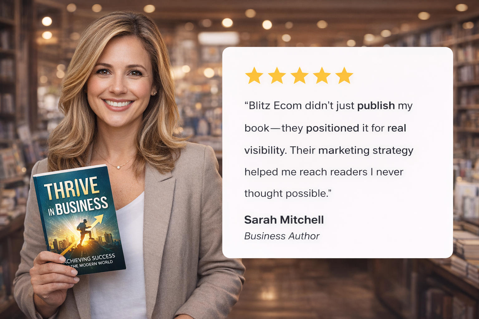 Sarah Mitchell shares her success story